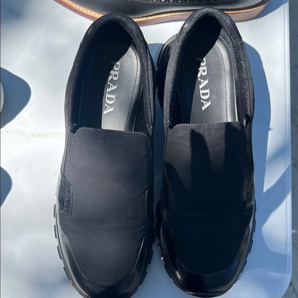 Prada Men's Black Loafers